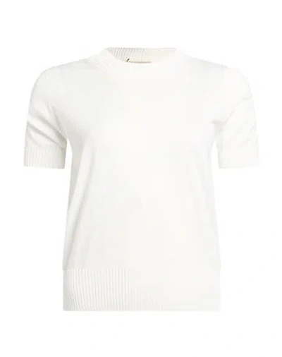 Filippo De Laurentiis Woman Sweater White Size Xs Cotton