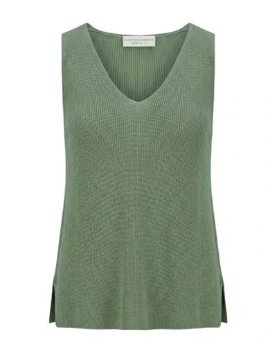 Filippo De Laurentiis Woman Top Sage Green Size Xs Cotton
