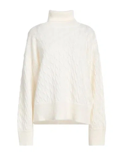 Filippo De Laurentiis Woman Turtleneck Ivory Size Xl Superkid Mohair, Polyamide, Wool
