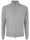 Filippo De Laurentiis Full Zipped Sweater Wool Cashmere