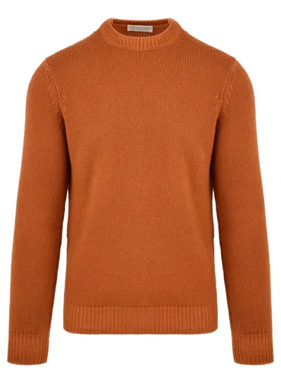 Filippo De Laurentis Sweaters In Orange