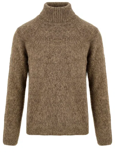 Filippo De Laurentis Sweaters In Brown