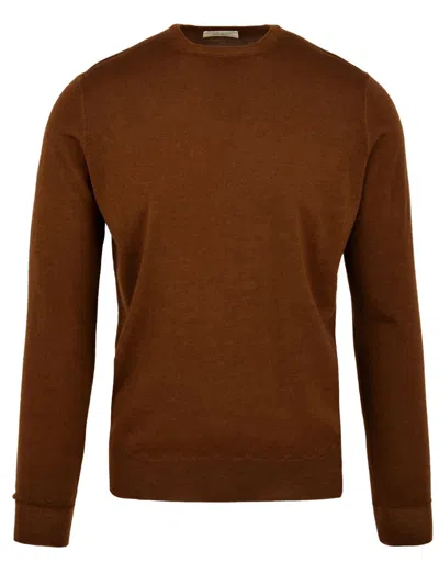 Filippo De Laurentis Sweaters In Brown