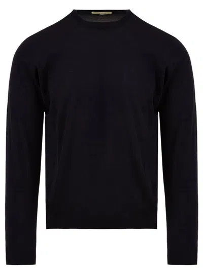 Filippo De Laurentis Sweaters Blue In Black