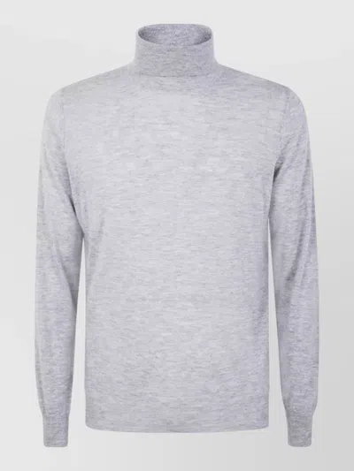 Filippo De Laurentis Cashmere Virgin Wool Turtleneck Sweater In Multi