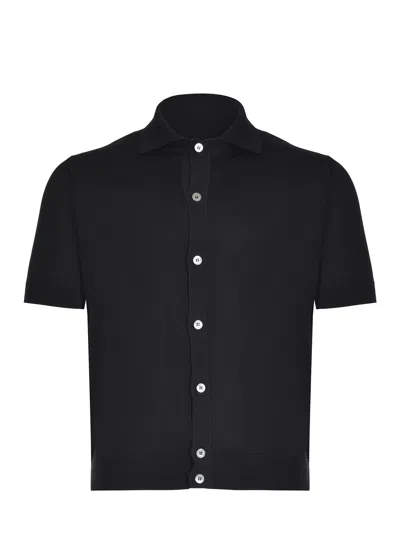 Filippo De Laurentis Filippo De Laurentiis Polo Shirt In Black