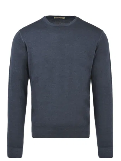 Filippo De Laurentis Sweaters Grey In Blue