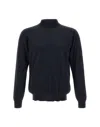 Filippo De Laurentis High Neck Pullover Sweater In Black