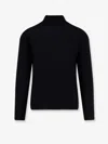 Filippo De Laurentis Merino Wool Turtleneck In Black