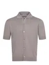 Filippo De Laurentis Polo Shirt By Filippo De Laurentiis In Brown