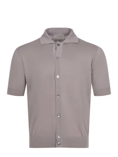 Filippo De Laurentis Polo Shirt By Filippo De Laurentiis In Brown