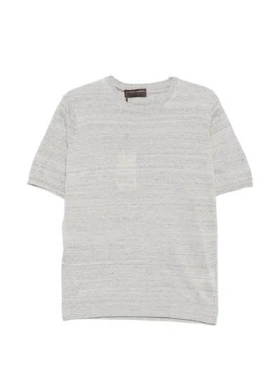 Filippo De Laurentis Short Sleeve T-shirt In Gray