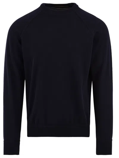 Filippo De Laurentis Sweaters In Blue
