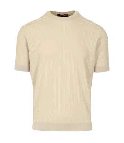 Filippo De Laurentis Sweaters Ecru In Neutral