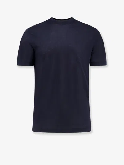 Filippo De Laurentis Virgin Wool T-shirt In Blue