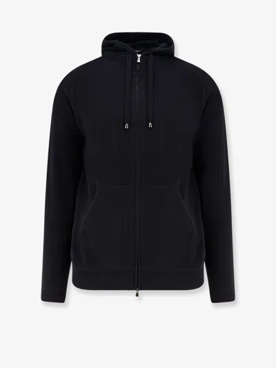 Filippo De Laurentis Wool And Cashmere Sweater In Black