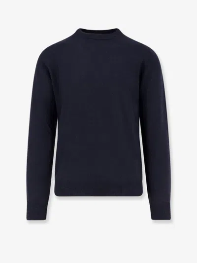 Filippo De Laurentis Wool And Cashmere Sweater In Blue