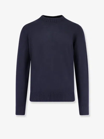 Filippo De Laurentis Wool Sweater In Blue
