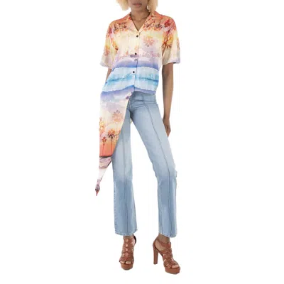 Filles À Papa Ladies T-shirt Multicolor Sunny Poplin Beach