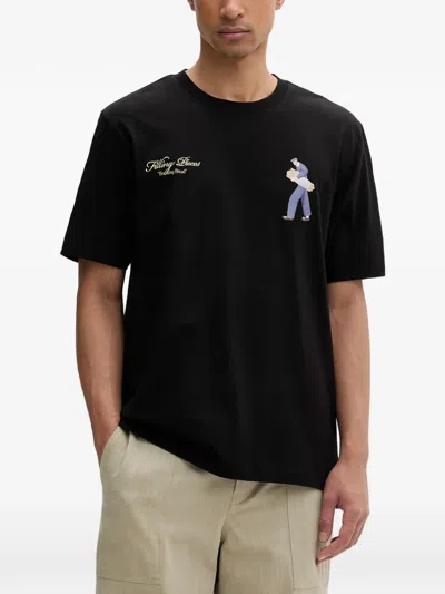 Filling Pieces Bakery Graphic-print T-shirt In Black