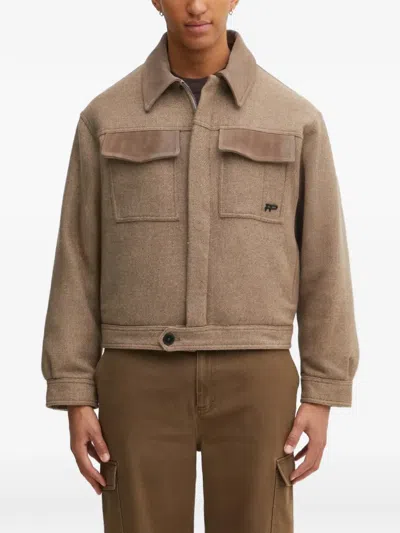 Filling Pieces Box Varsity Jacket In Multi