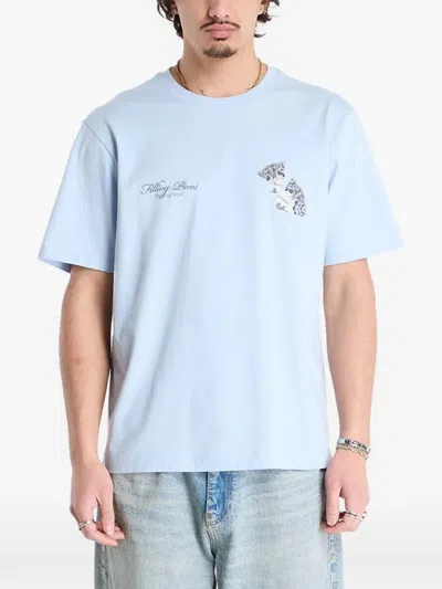 Filling Pieces Broken Plate T-shirt In Blue