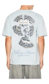 Filling Pieces Broken Plate T-shirt In Blue