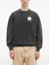 Filling Pieces Crew-neck Graphic Sweatshirt In Blue
