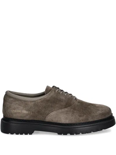 Filling Pieces Derby Shoes In 灰色