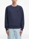 Filling Pieces Embroidered Crewneck Sweatshirt In Blue