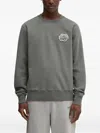 Filling Pieces Embroidered-patch Sweatshirt In Gray