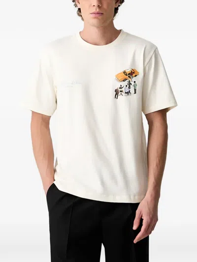 Filling Pieces Film Set Graphic-print T-shirt In Nude
