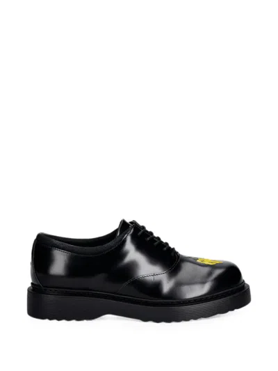 Filling Pieces Flower-embroidered Lace-up Derby Shoes In Multi