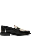 Filling Pieces Generations Leather-trimmed Pattern Loafers