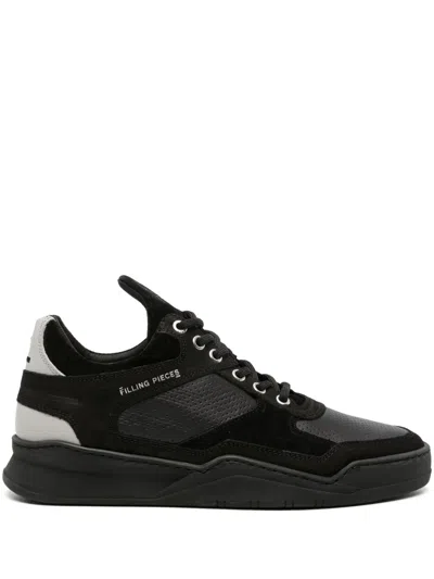 Filling Pieces Ghost Panelled Sneakers In Black