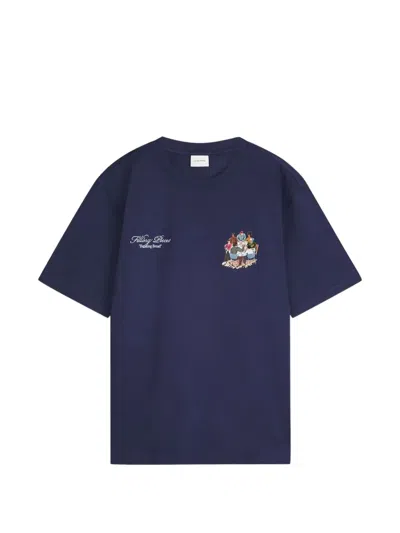 Filling Pieces Graphic-print T-shirt In Blue