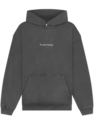 Filling Pieces Handshake Elements Hoodie In Black