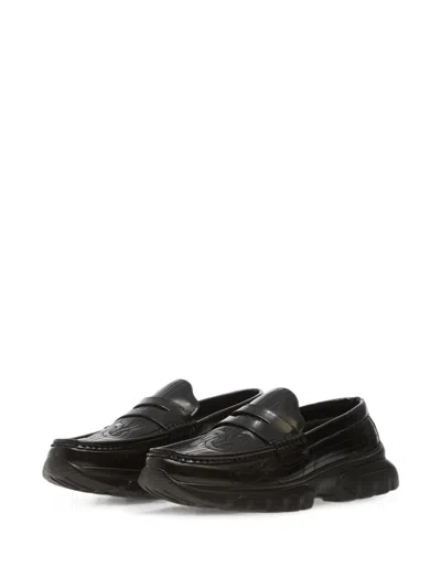 Filling Pieces Hybrid Quilted Loafers In Black
