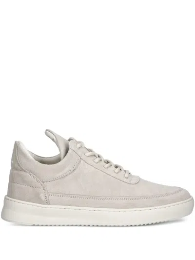 Filling Pieces Jet Runner Low-top Suede Sneakers In Gray