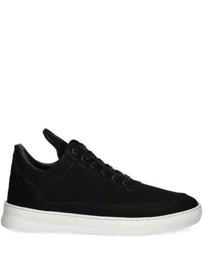 Filling Pieces Lace-up Sneakers In Black