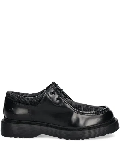 Filling Pieces Leather Derby Shoes In Black