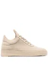 Filling Pieces Embroidered-logo Suede Sneakers In Neutrals