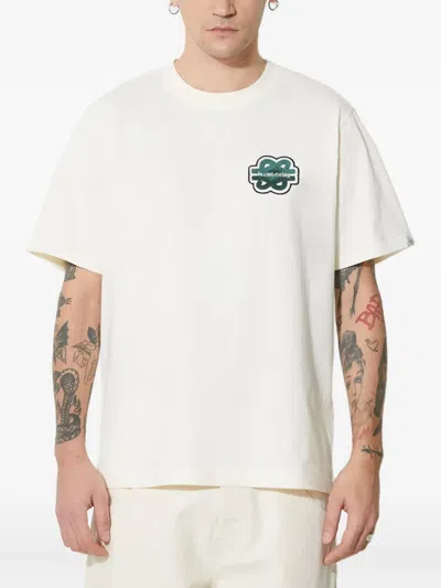 Filling Pieces Logo-patch T-shirt In White