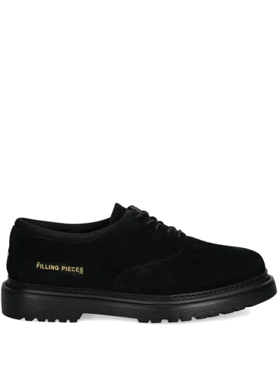Filling Pieces Logo Print Lace-up Shoes In Schwarz