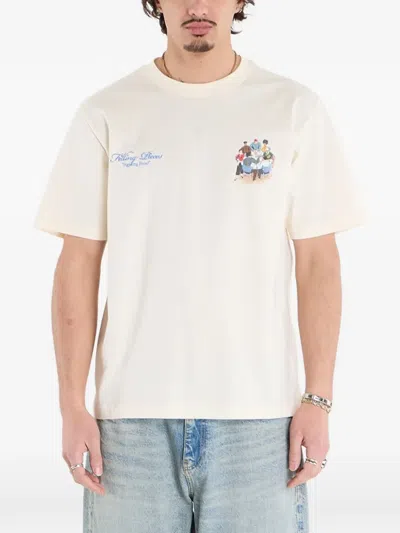 Filling Pieces Logo-print T-shirt In White