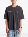 Filling Pieces Logo-print Boxy T-shirt In Black