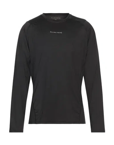FILLING PIECES FILLING PIECES MAN T-SHIRT BLACK SIZE XXL POLYESTER, ELASTANE