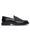 Filling Pieces Leather Loafers In Black