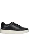 Filling Pieces Mondo Viera Leather Lace-up Sneakers In Black