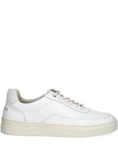 Filling Pieces Mondo Viera Leather Sneakers In White